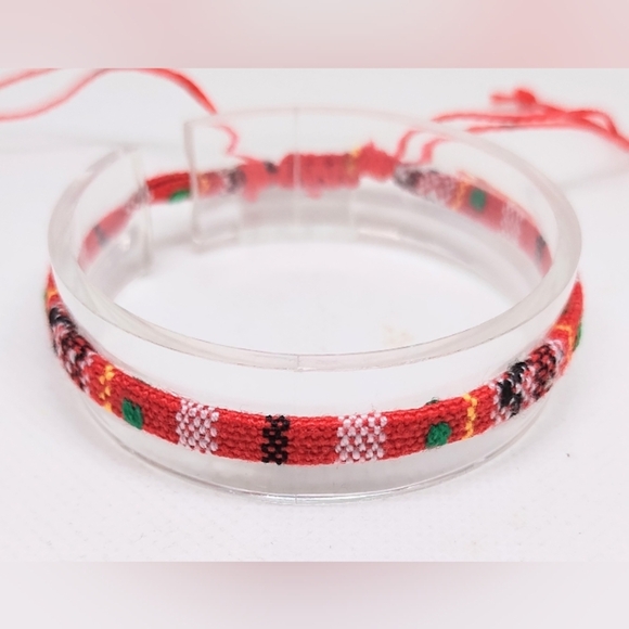 Men's Bracelet Striped Punk New f40 - Picture 1 of 1